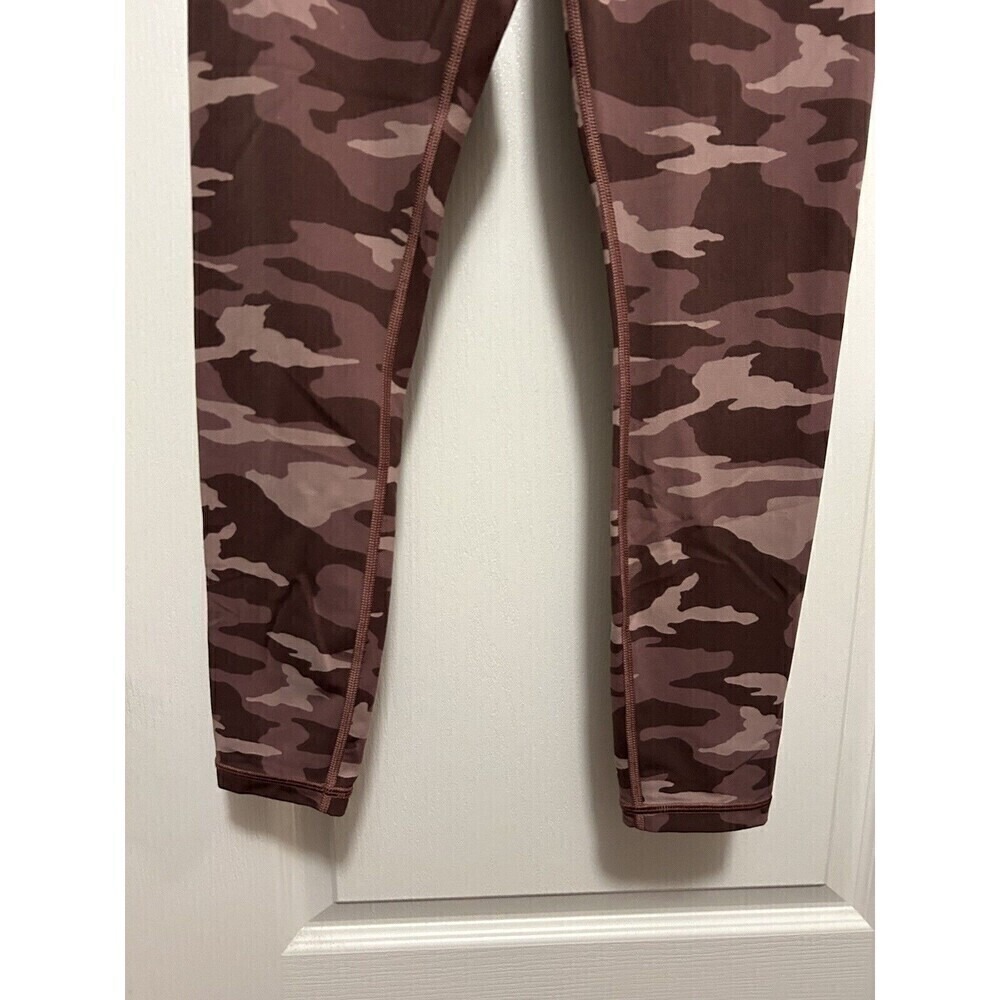 Athleta Womens S Elation Camo 7/8 Tight Leggings Lux Pink High Waisted Workout - Picture 7 of 12
